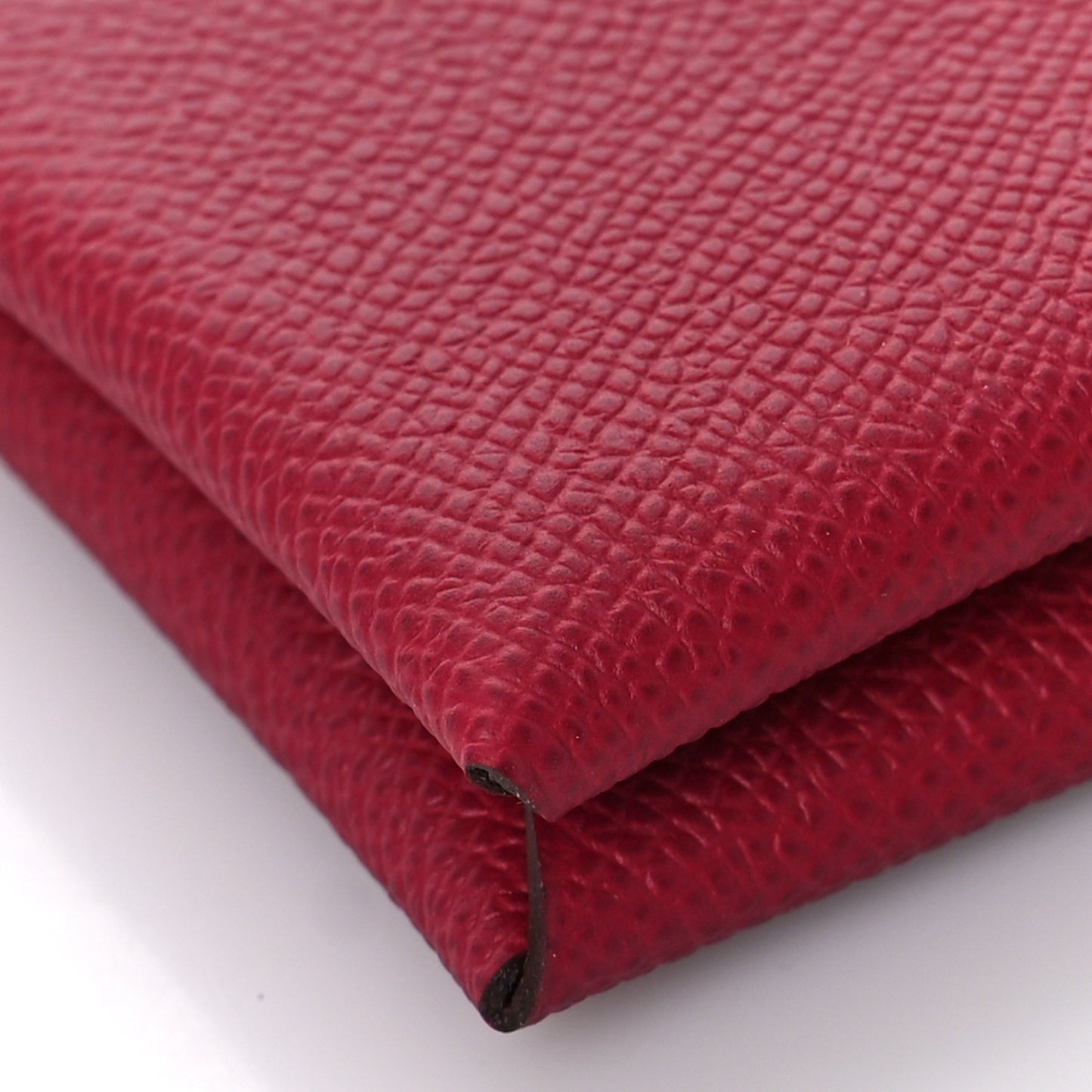 Epsom Calvi Card Case Rubis