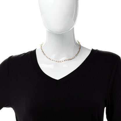 Cartier 18K Yellow Gold SM Santos De Cartier Link Necklace 2 of 6