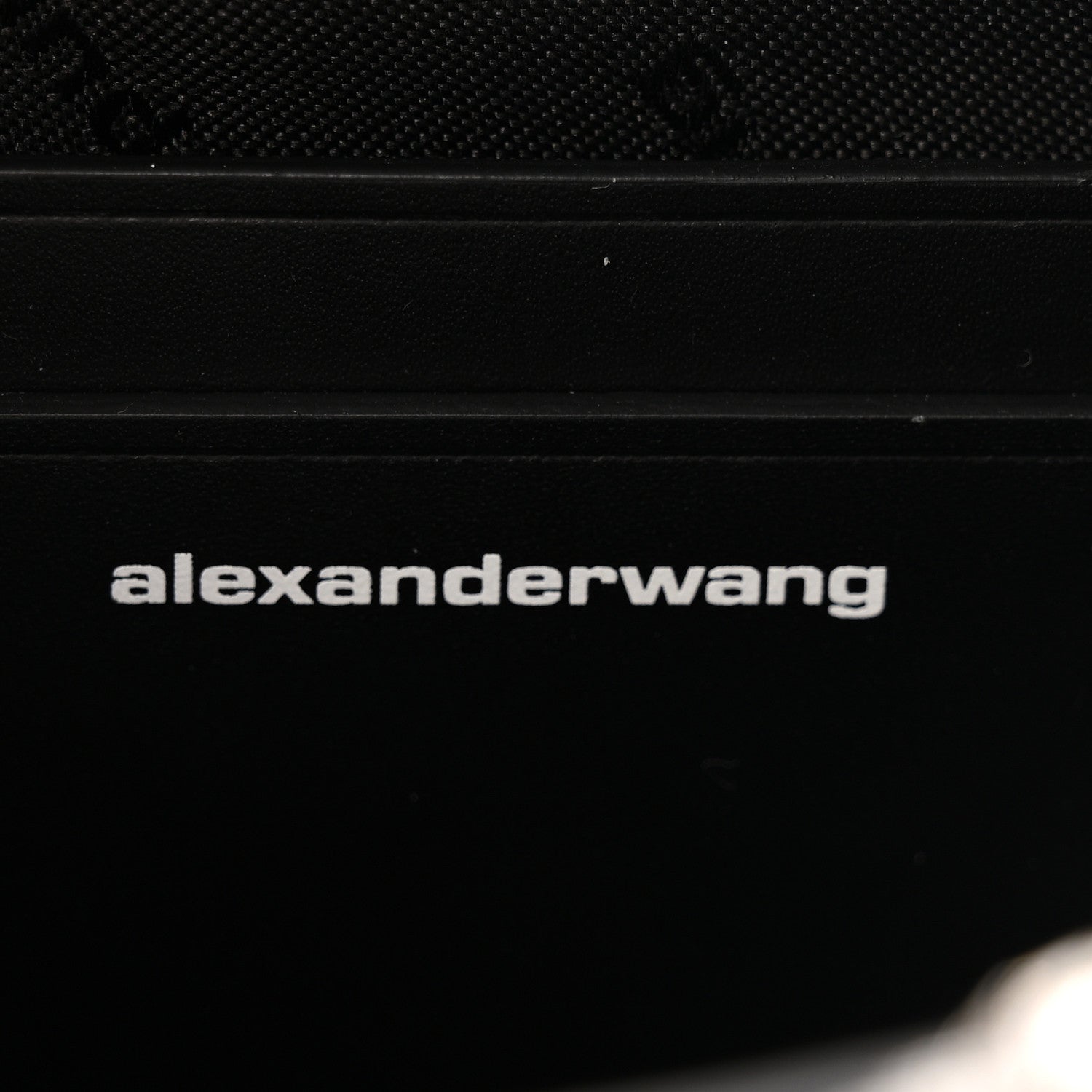 Alexander Wang Mesh Crystal Rhinestone Mini Heiress Pouch Black Silver 6 of 12
