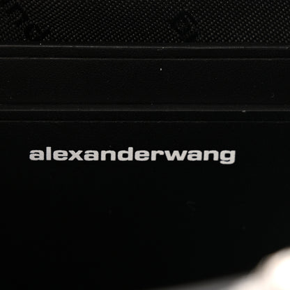 Alexander Wang Mesh Crystal Rhinestone Mini Heiress Pouch Black Silver 6 of 12