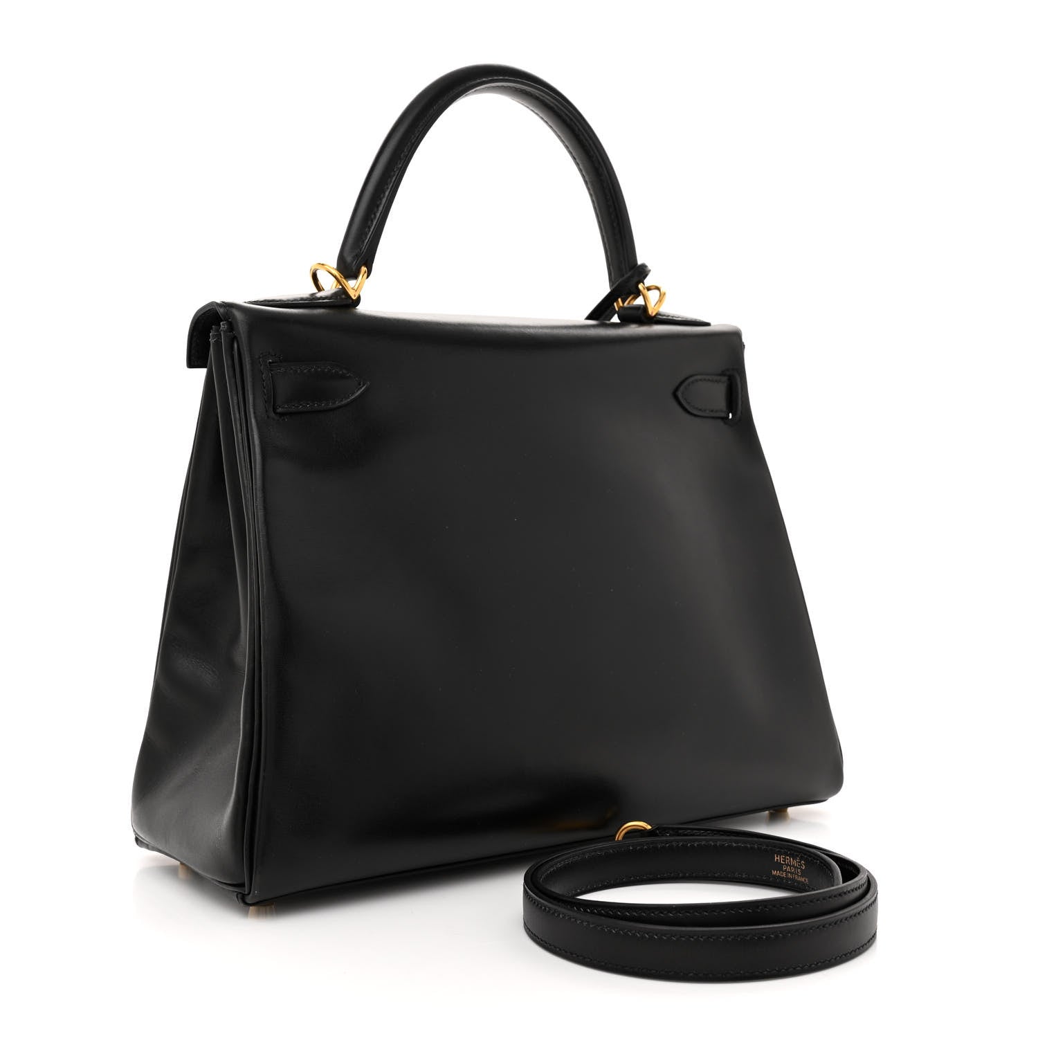 Hermes Box Kelly Retourne 28 Black 3 of 14