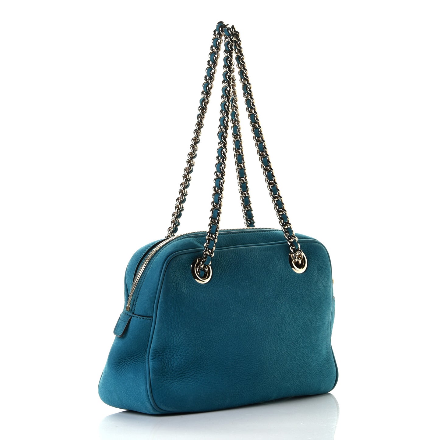 Vitello Range Small Soho Bowler Deep Cobalt