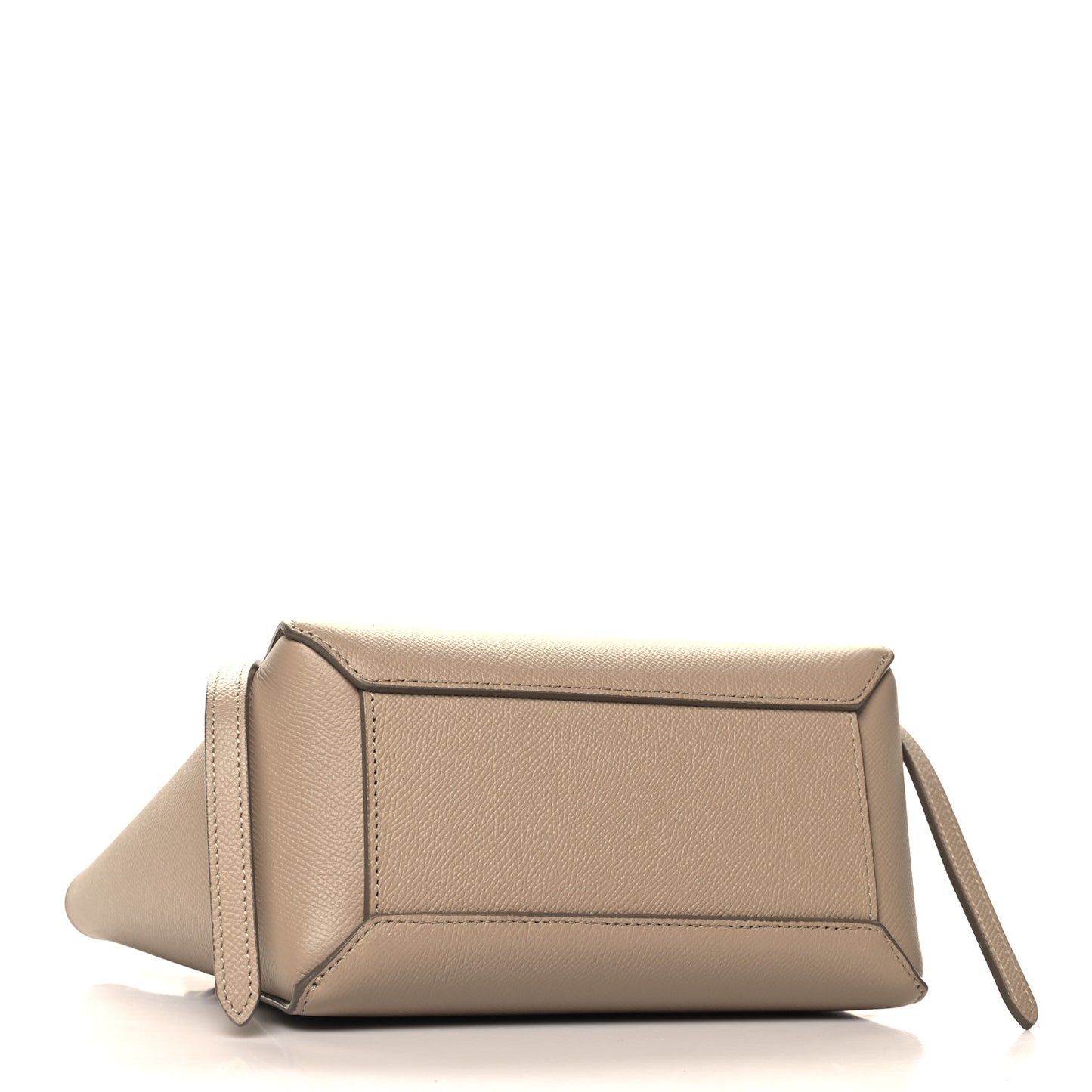 Grained Calfskin Nano Belt Bag Light Taupe