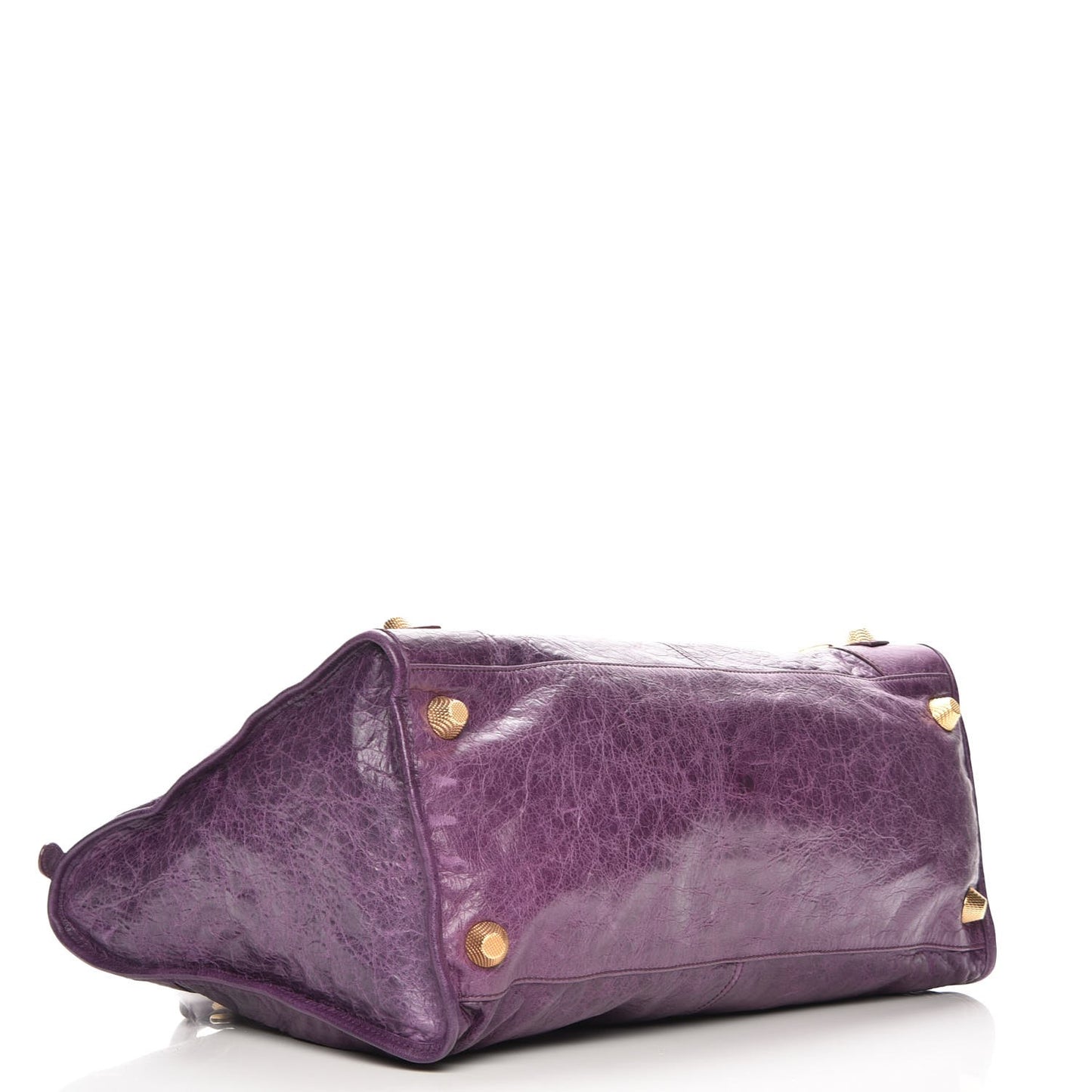 Agneau Giant 21 Gold Hardware Work Raisin