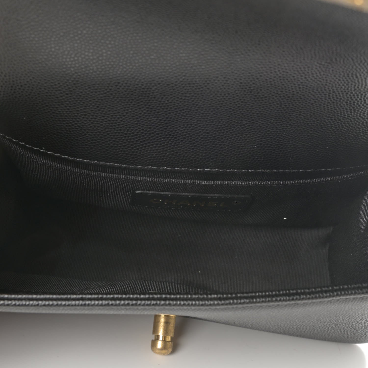 Chanel Caviar Quilted Small Boy Flap Black 5 of 11