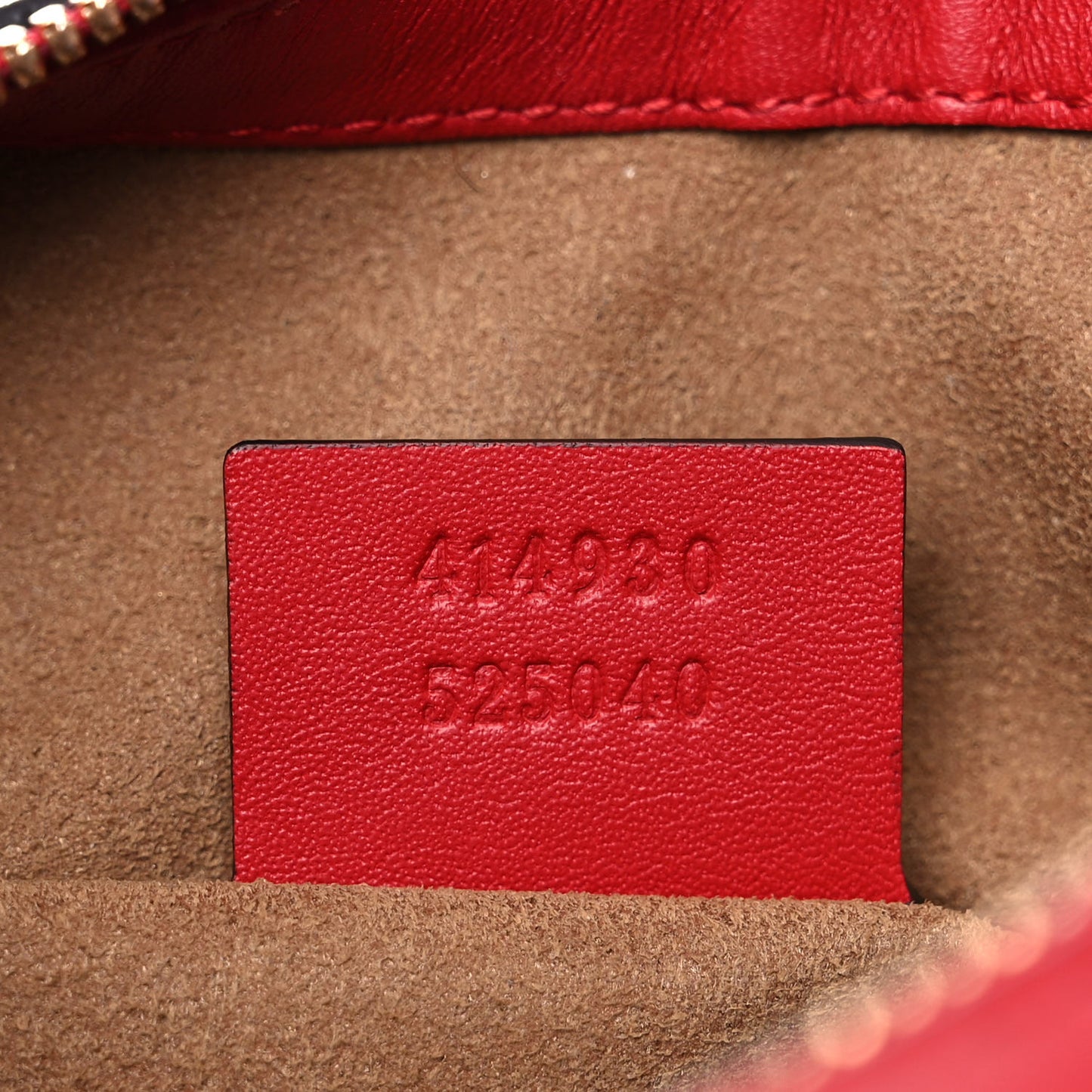 GG Supreme Monogram Linea A Hobo Red
