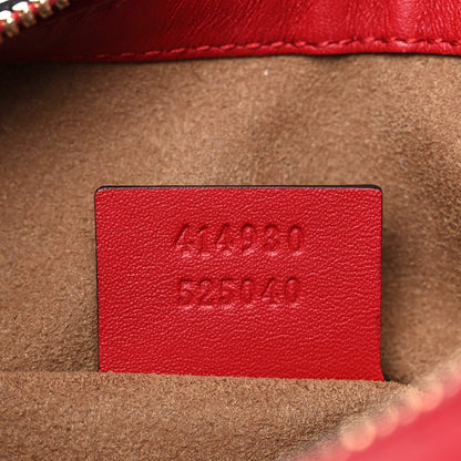 Gucci GG Supreme Monogram Linea A Hobo Red 8 of 12