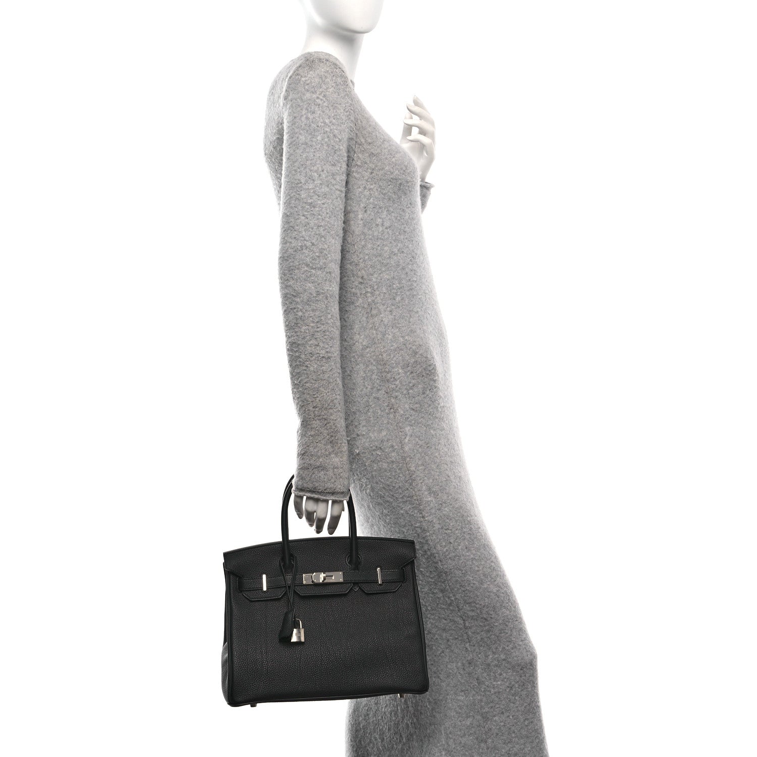 Hermes Togo BIRKIN 30 Black 2 of 11