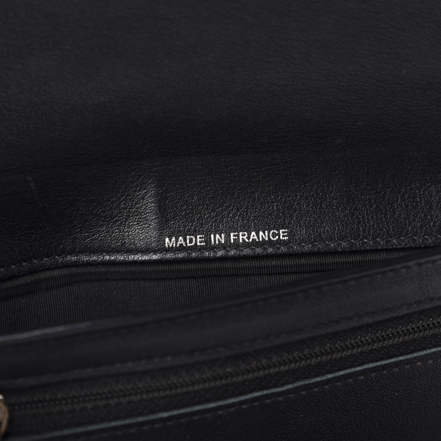 Chanel Caviar Sevruga CC Large Gusset Flap Wallet Black 7 of 11