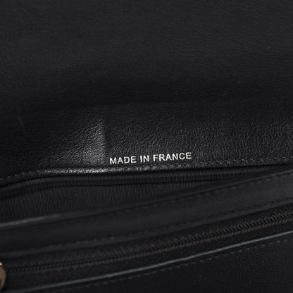 Chanel Caviar Sevruga CC Large Gusset Flap Wallet Black 7 of 11