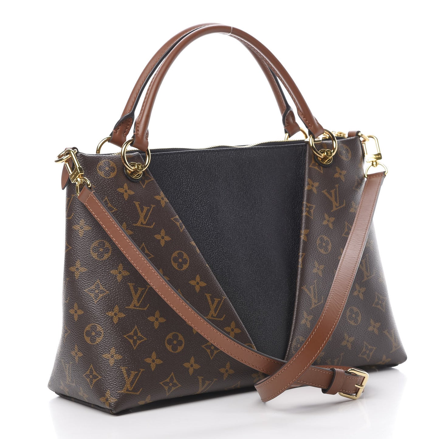 Monogram V Tote MM Black