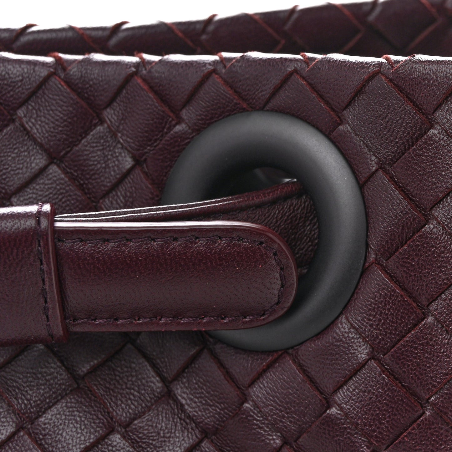 Nappa Intrecciato Bella Tote Aubergine