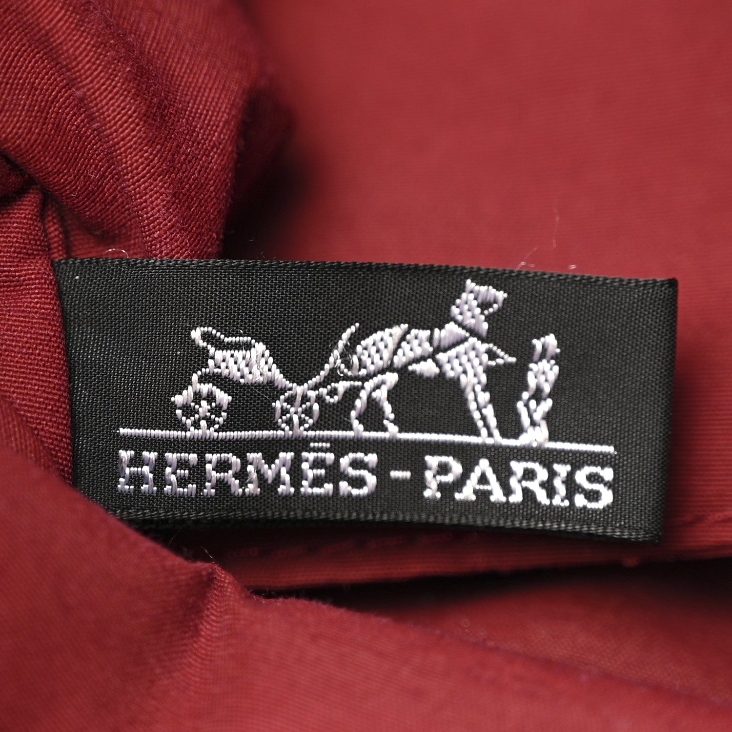 Hermes Cotton Bolide Travel Cosmetic Pouch Rouge 6 of 11