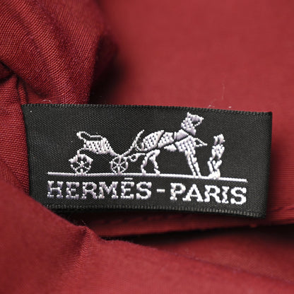 Hermes Cotton Bolide Travel Cosmetic Pouch Rouge 6 of 11
