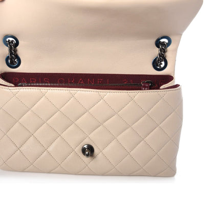 Chanel Goatskin Quilted Medium Flap Off White 5 of 10