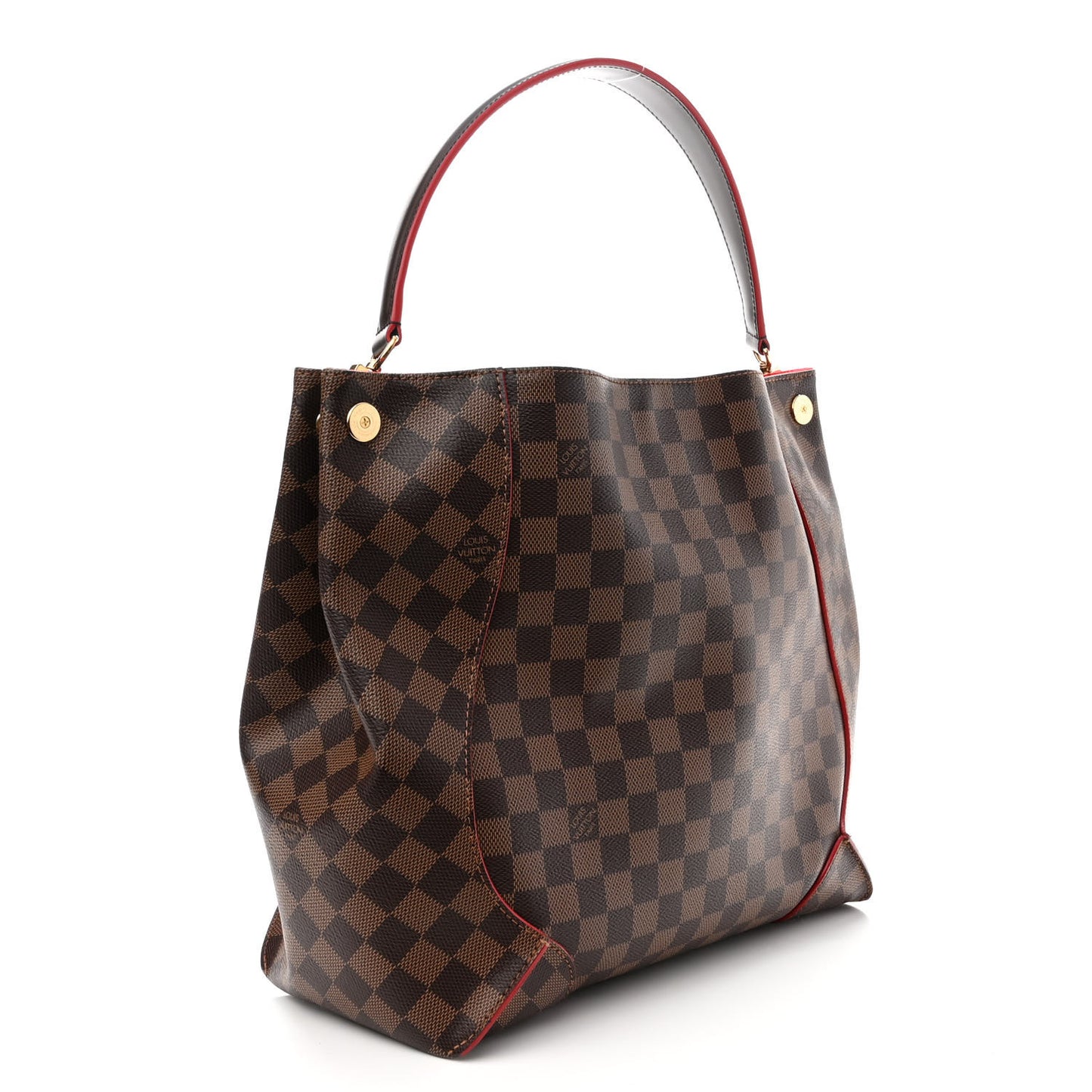 Damier Ebene Caissa Hobo Cherry