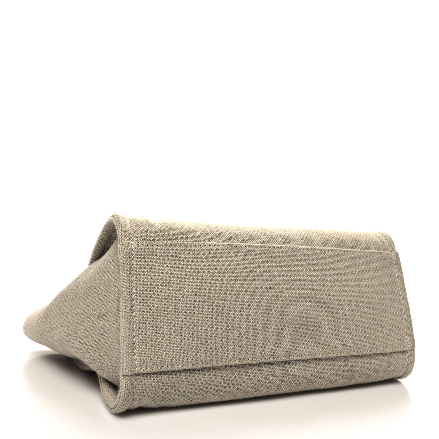 Mixed Fibers Small Deauville Tote Beige Black
