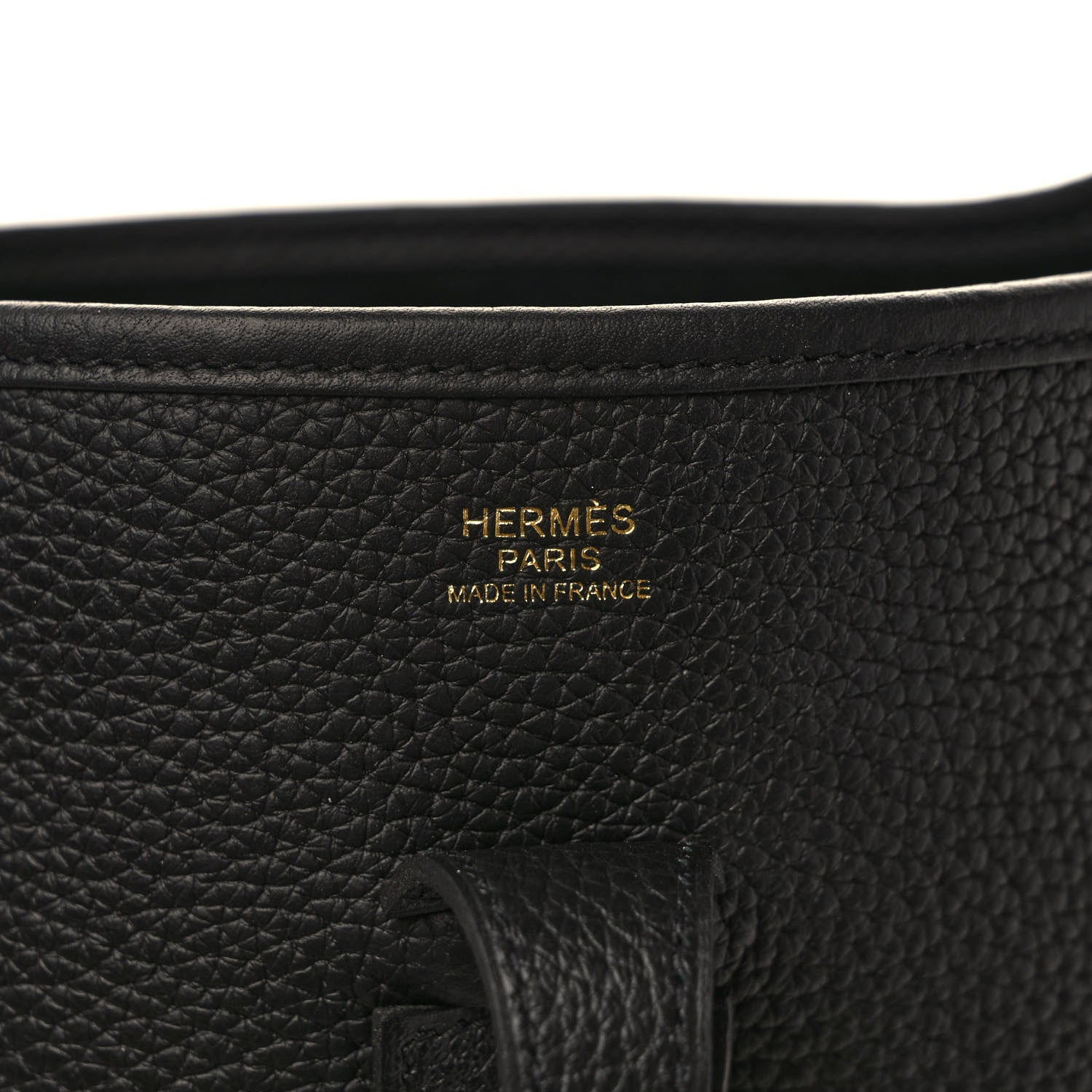 Hermes Taurillon Clemence Evelyne III PM Black 6 of 9