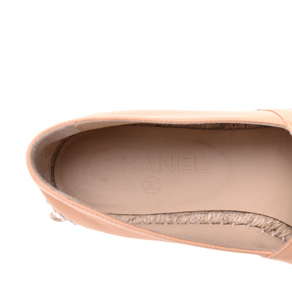 Chanel Lambskin CC Espadrilles 38 Beige 7 of 9