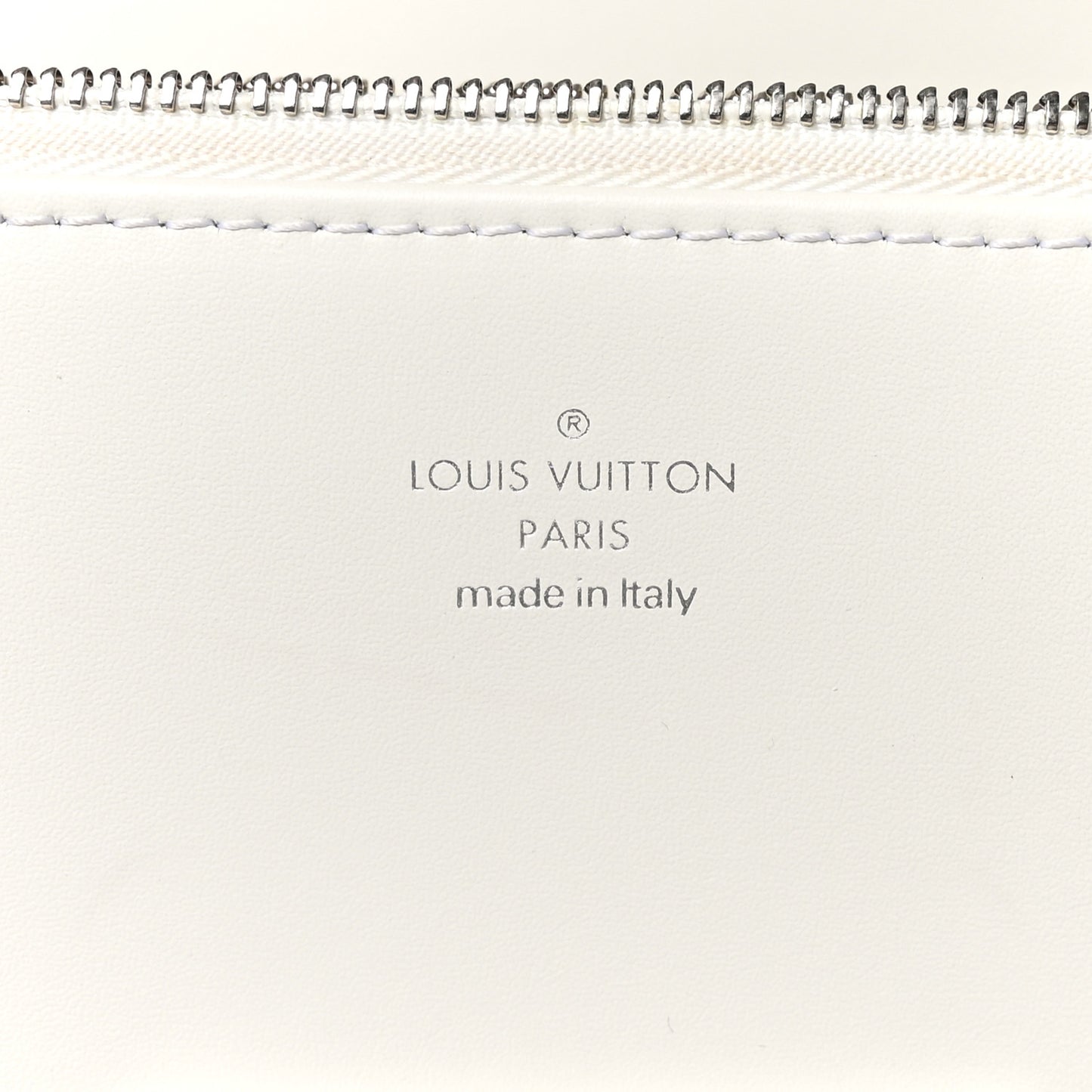 Calfskin Reverse Monogram Swing White