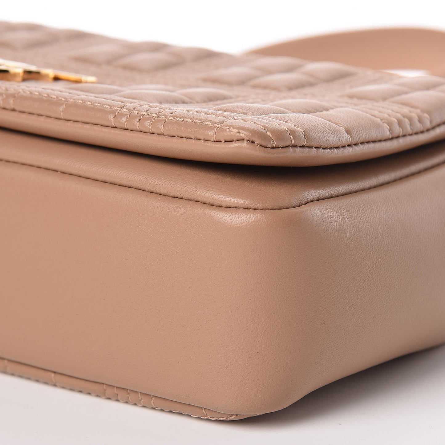 Lambskin Quilted Lola Bag Camel