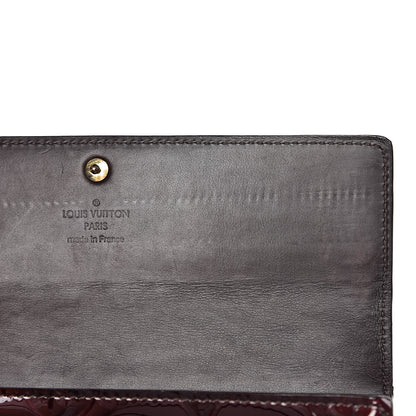 Louis Vuitton Vernis Sarah Wallet Amarante 9 of 11