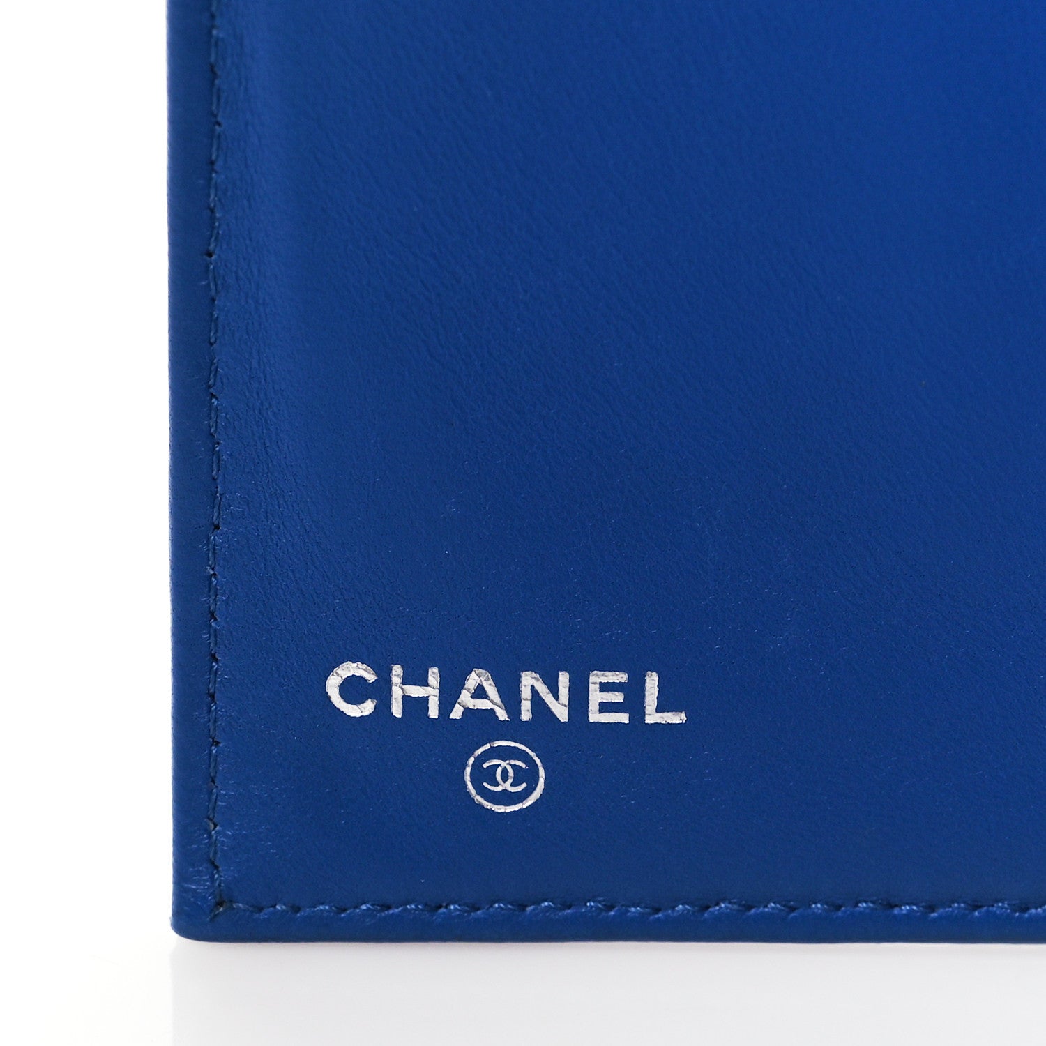 Chanel Lambskin Quilted Medium Flap Wallet Royal Blue 6 of 8