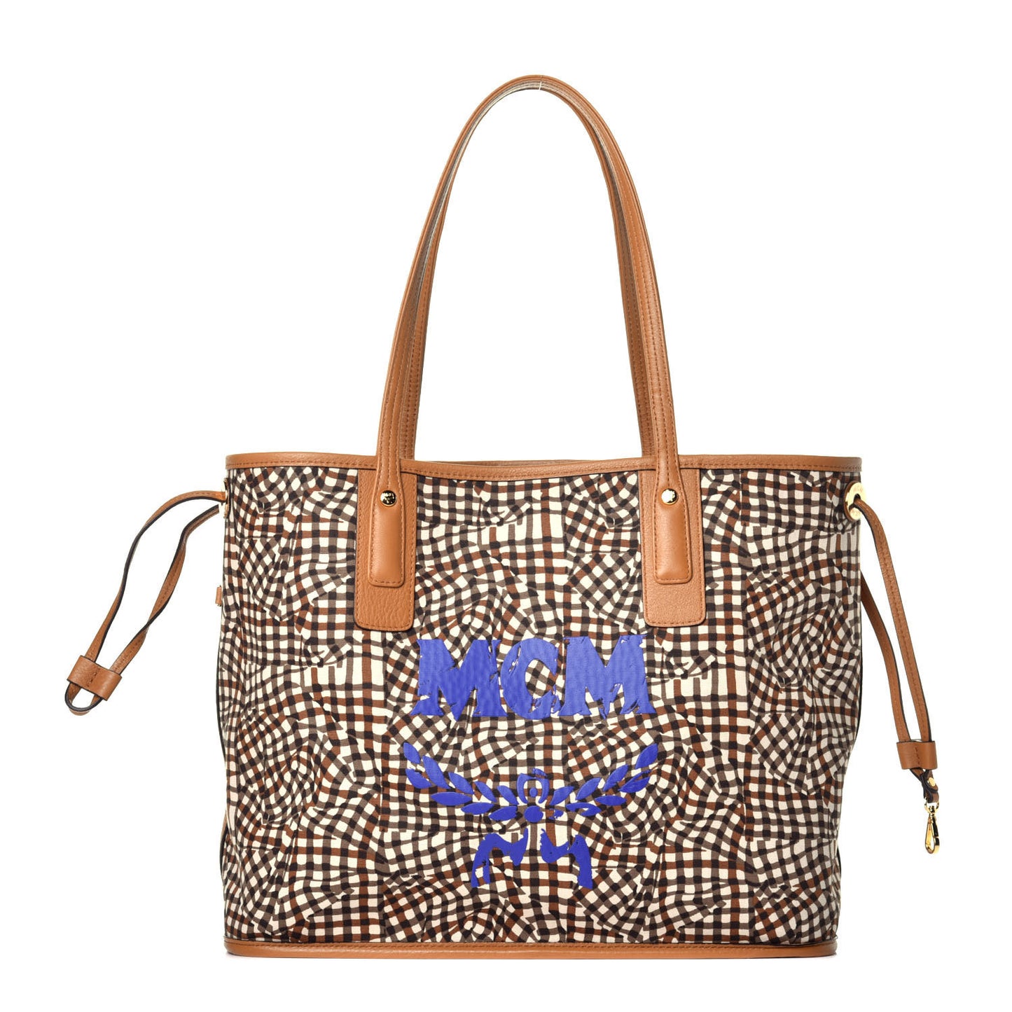 Visetos Medium Liz Reversible Shopper Tote Cognac