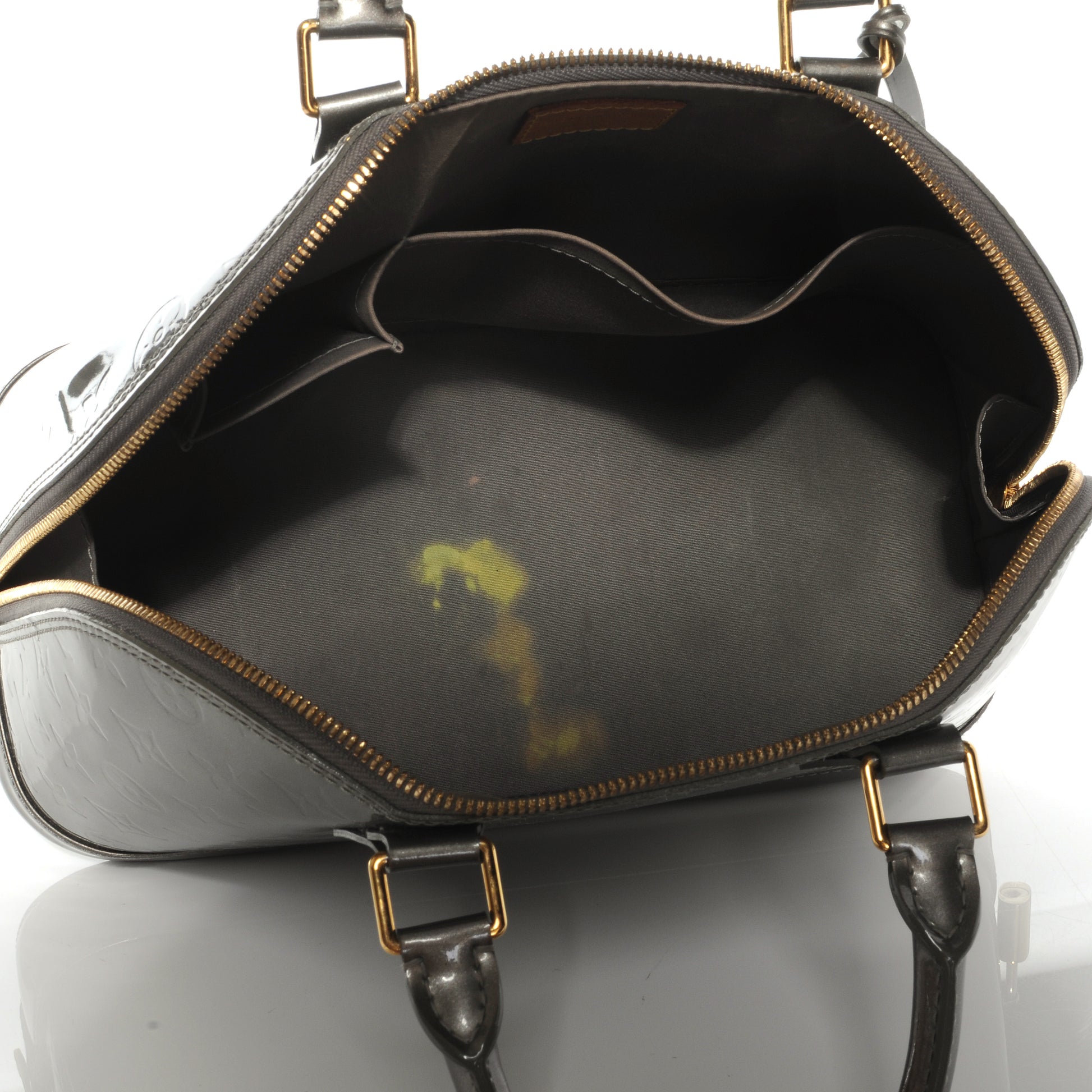 Louis Vuitton Vernis Alma PM Gris Art Deco 7 of 7