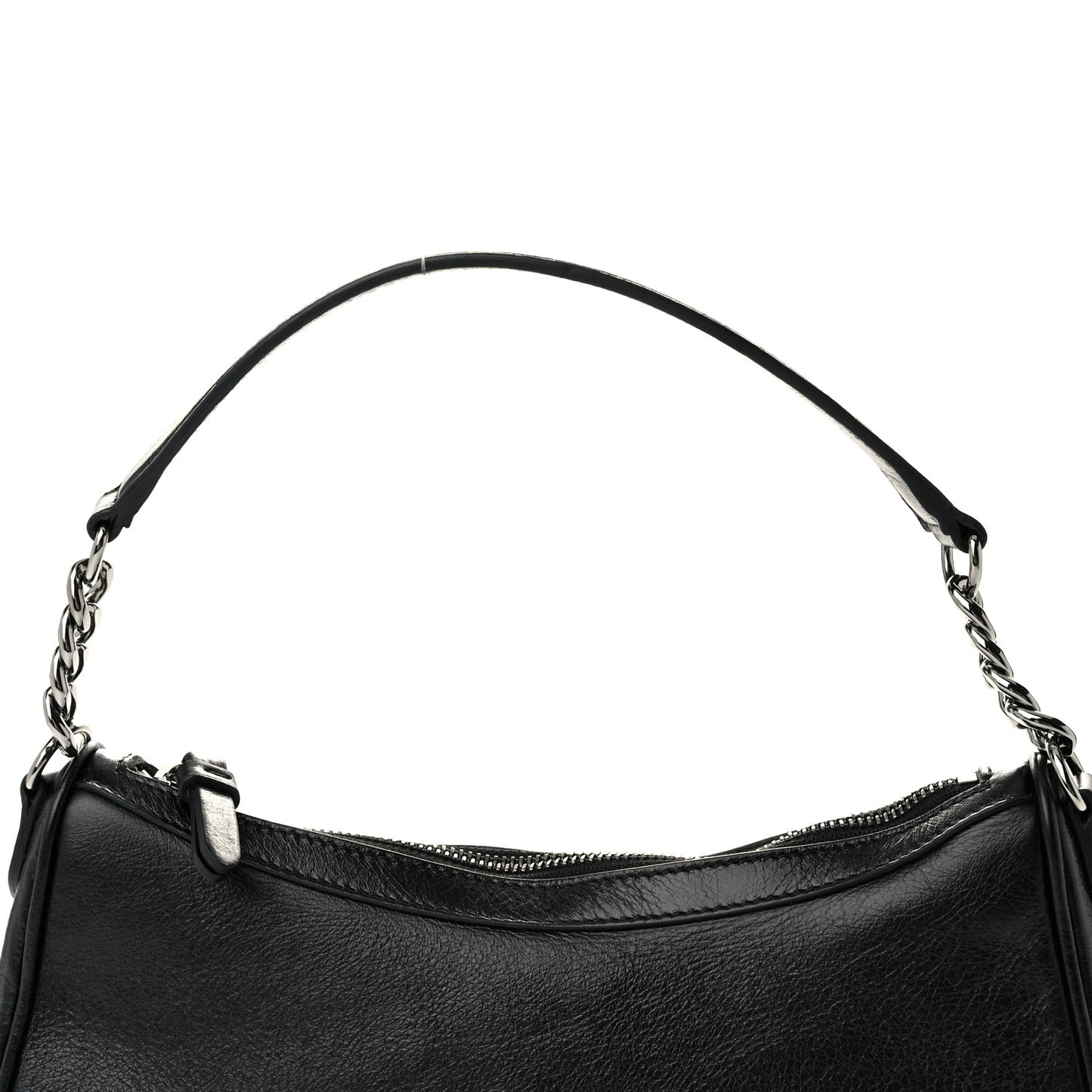 Lambskin JC Soft Hobo Bag Black
