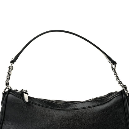 Jimmy Choo Lambskin JC Soft Hobo Bag Black 8 of 10