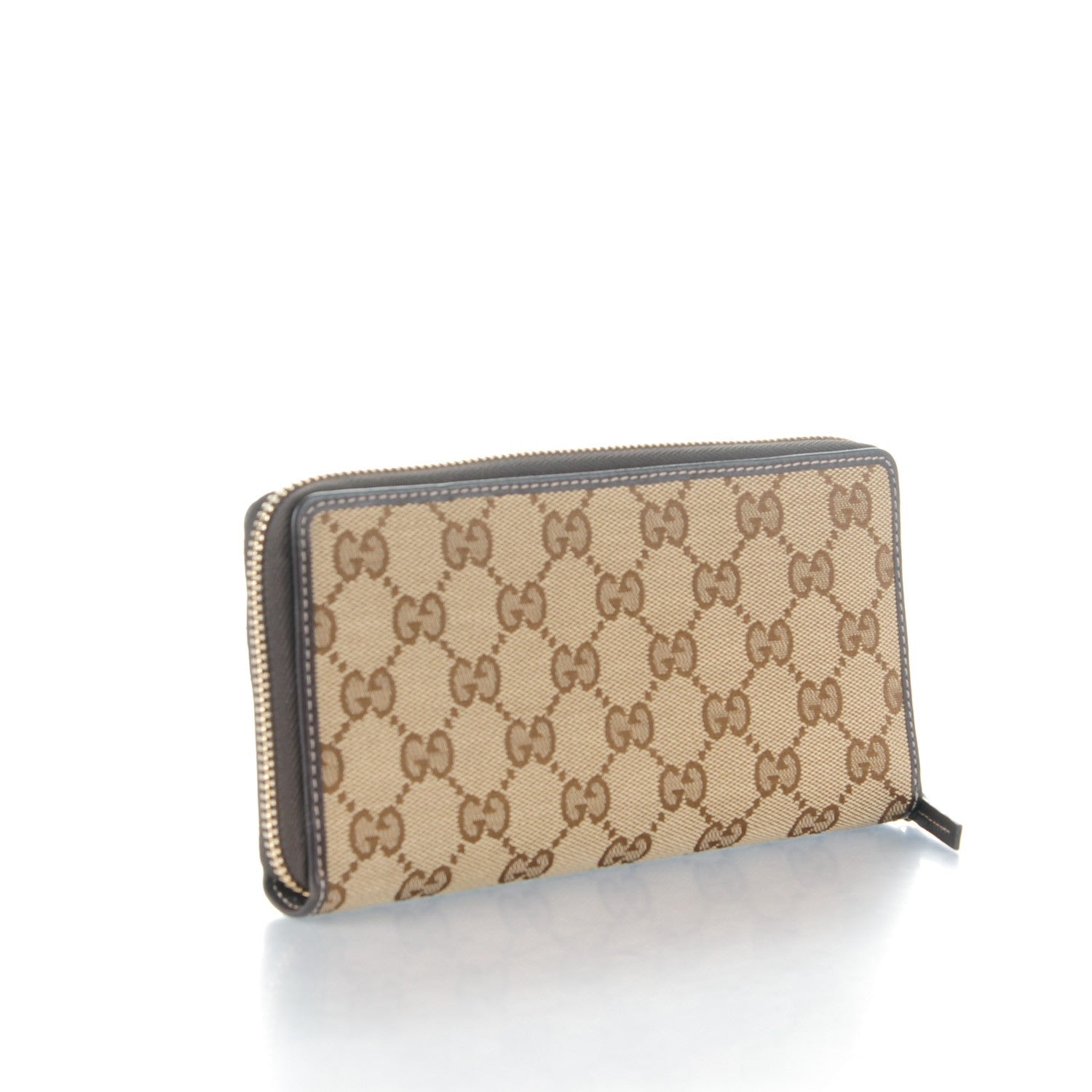 Gucci Monogram Princy Zip Around Wallet Dark Brown 3 of 7