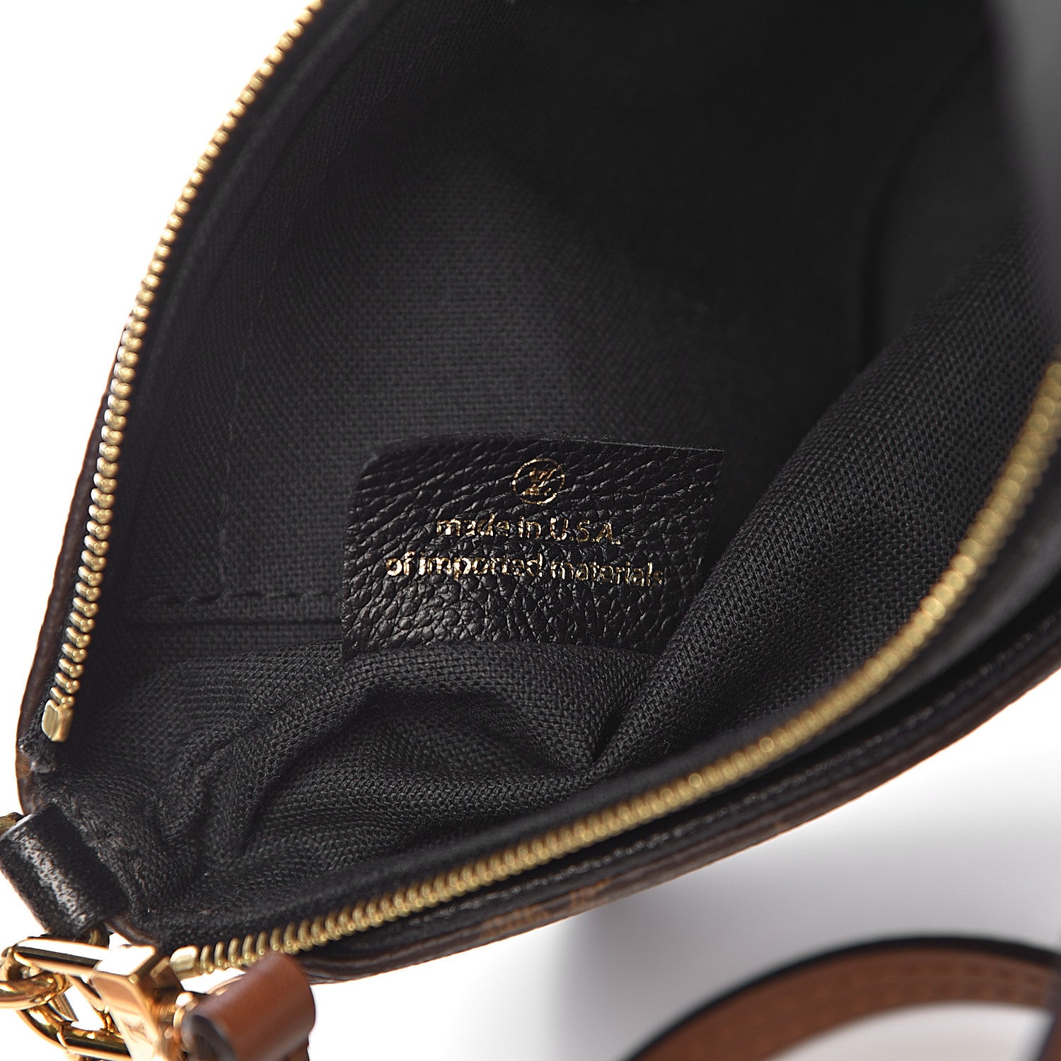 Louis Vuitton Monogram Pallas Clutch Black 7 of 10