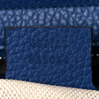 Gucci Dollar Calfskin Medium Soho Top Handle Satchel Caspian 10 of 11