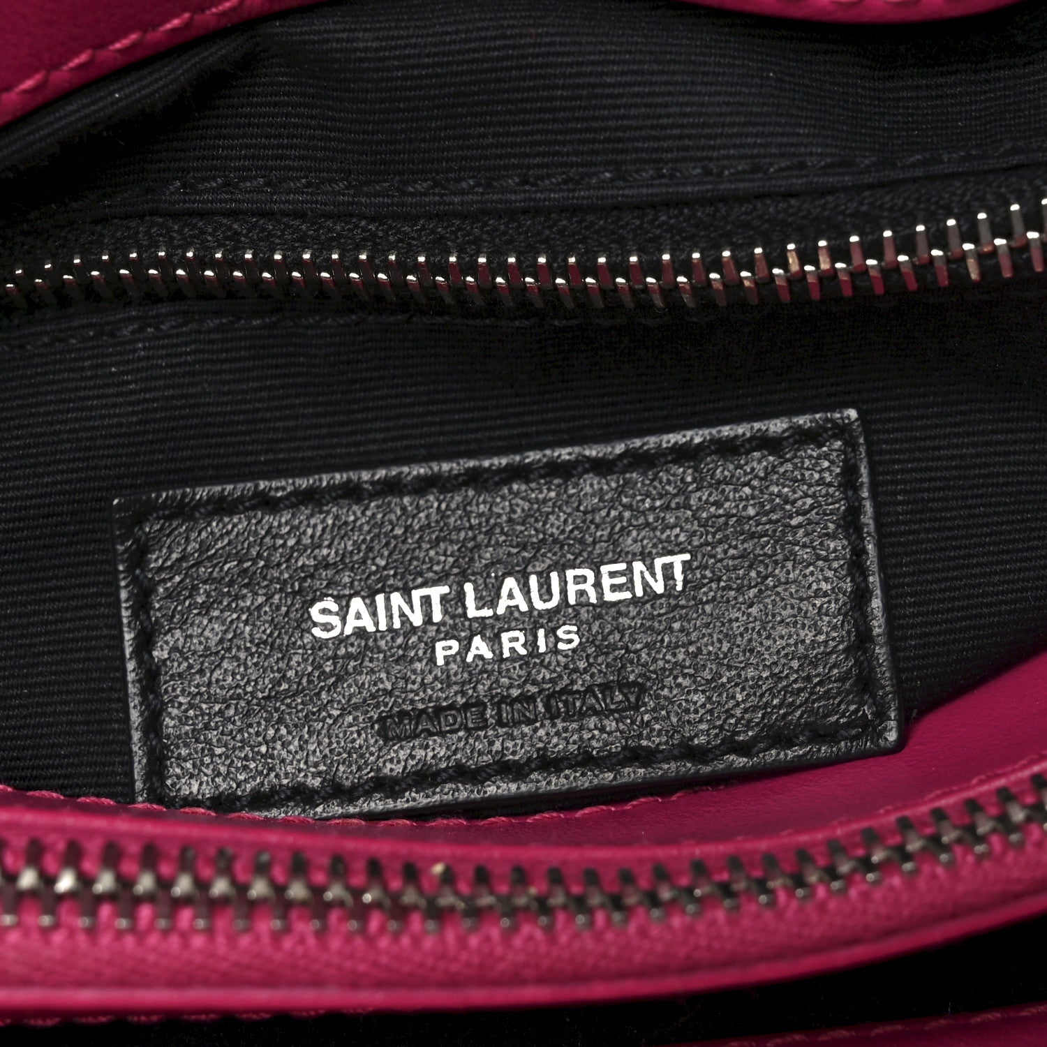 Saint Laurent Calfskin Y Quilted Monogram Medium Loulou Chain