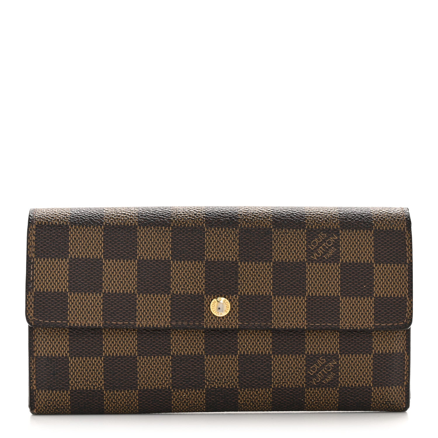 Louis Vuitton Damier Ebene Sarah Wallet 1 of 12