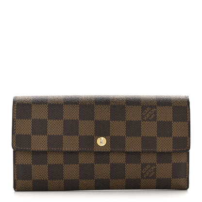 Louis Vuitton Damier Ebene Sarah Wallet 1 of 12