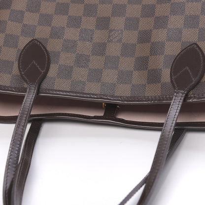 Louis Vuitton Damier Ebene Neo Neverfull MM Rose Ballerine 17 of 18