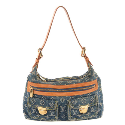 Louis Vuitton Monogram Denim Baggy PM Blue 1 of 7