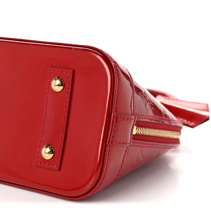 Louis Vuitton Vernis Alma BB Cherry 9 of 9