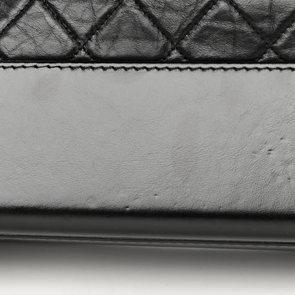 Chanel Aged Calfskin Quilted Medium Gabrielle Hobo Black 14 of 16