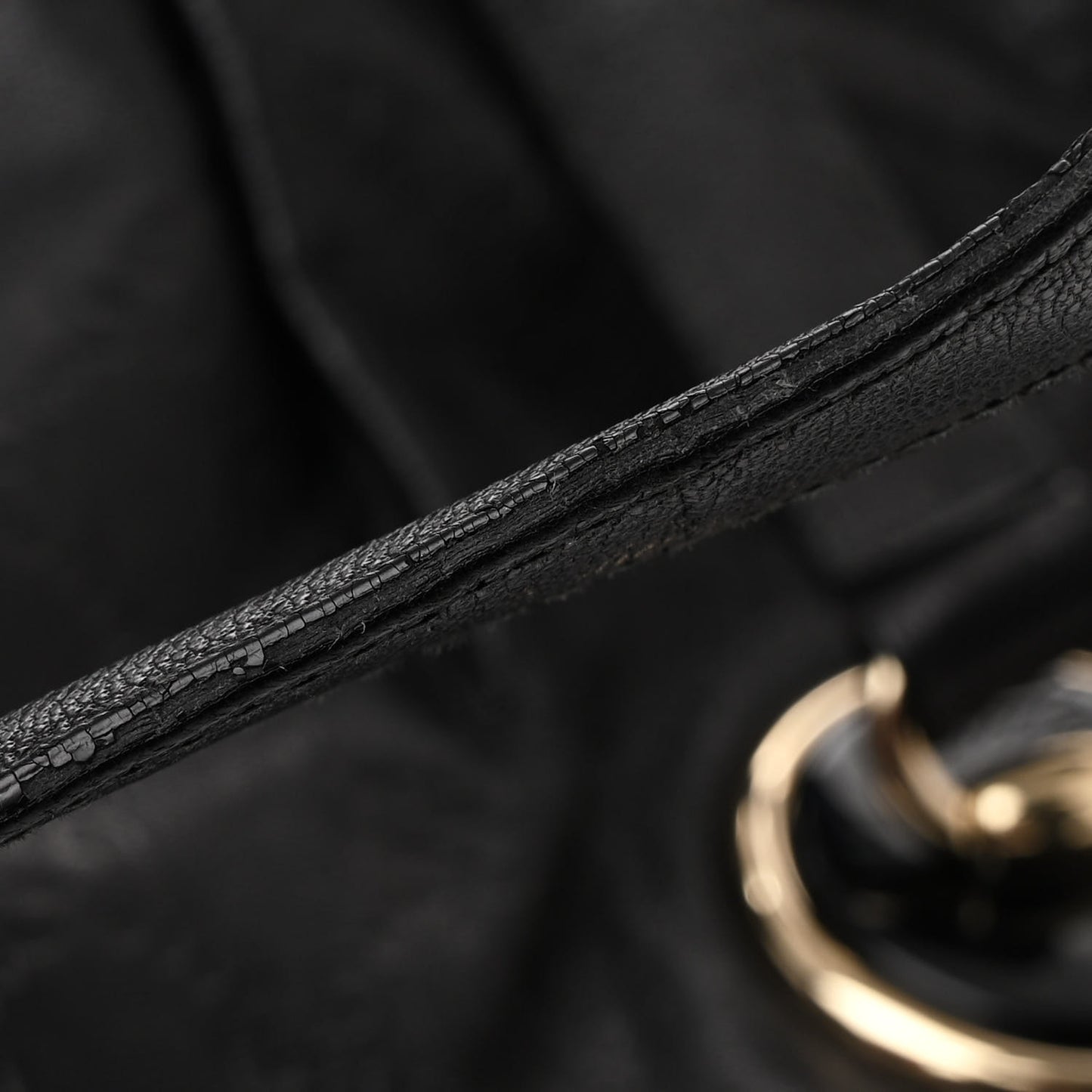Guccissima Large Full Moon Tote Black
