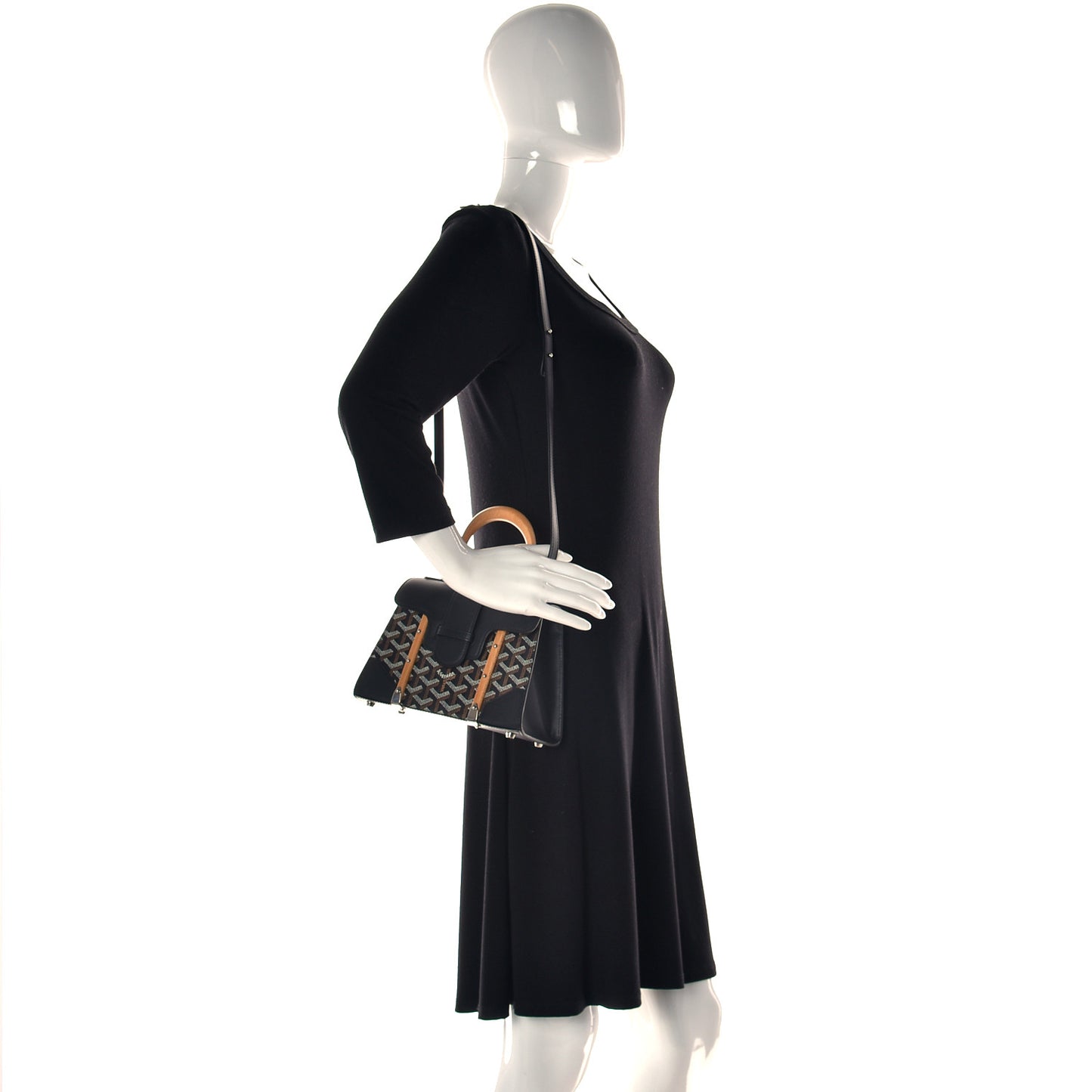 Goyardine Structure Mini Saigon Black