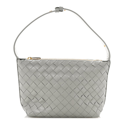 Bottega Veneta Calfskin Nappa Intrecciato Mini Wallace Agate Grey 1 of 12