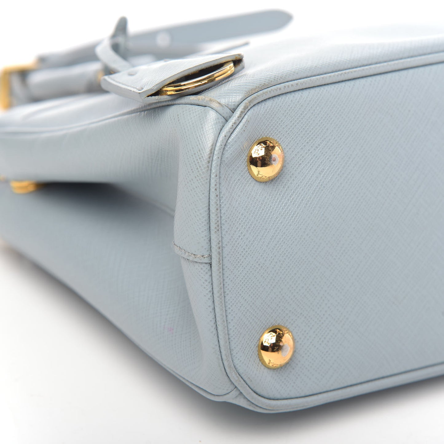 Saffiano Galleria Mini Double Zip Tote Aviazione