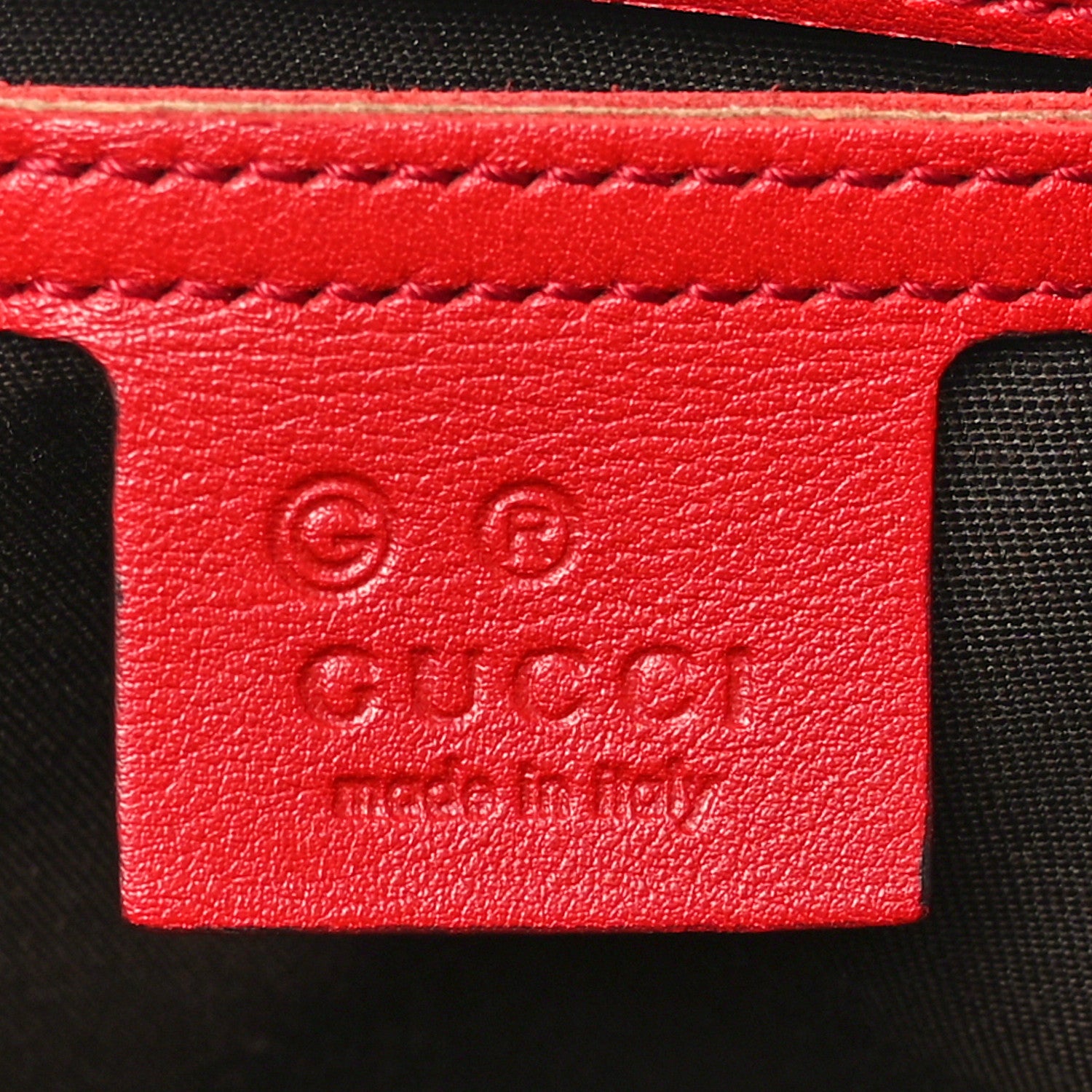 Gucci Guccissima Vitello Tender Medium Joy Boston Sporting Red 6 of 10
