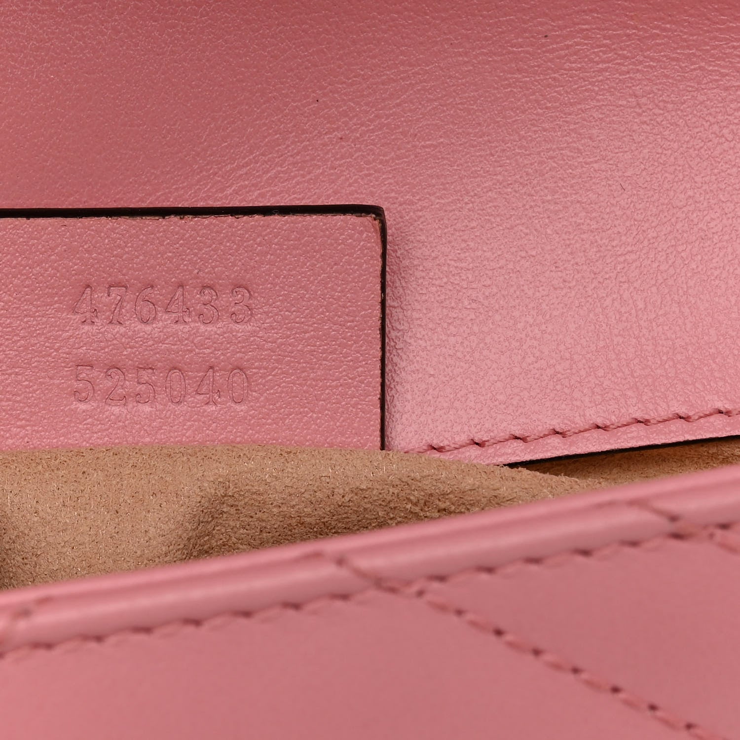 Gucci Calfskin Matelasse Super Mini GG Marmont Shoulder Bag Wild Rose 7 of 11