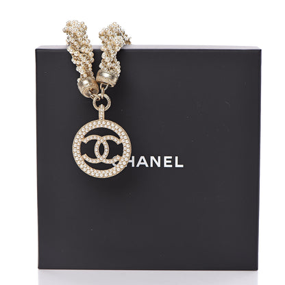 Chanel Pearl CC Short Necklace Gold 6 of 6