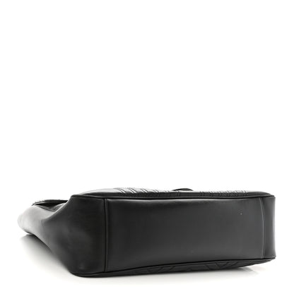 Gucci Calfskin Matelasse Large GG Marmont Shoulder Bag Black 4 of 10
