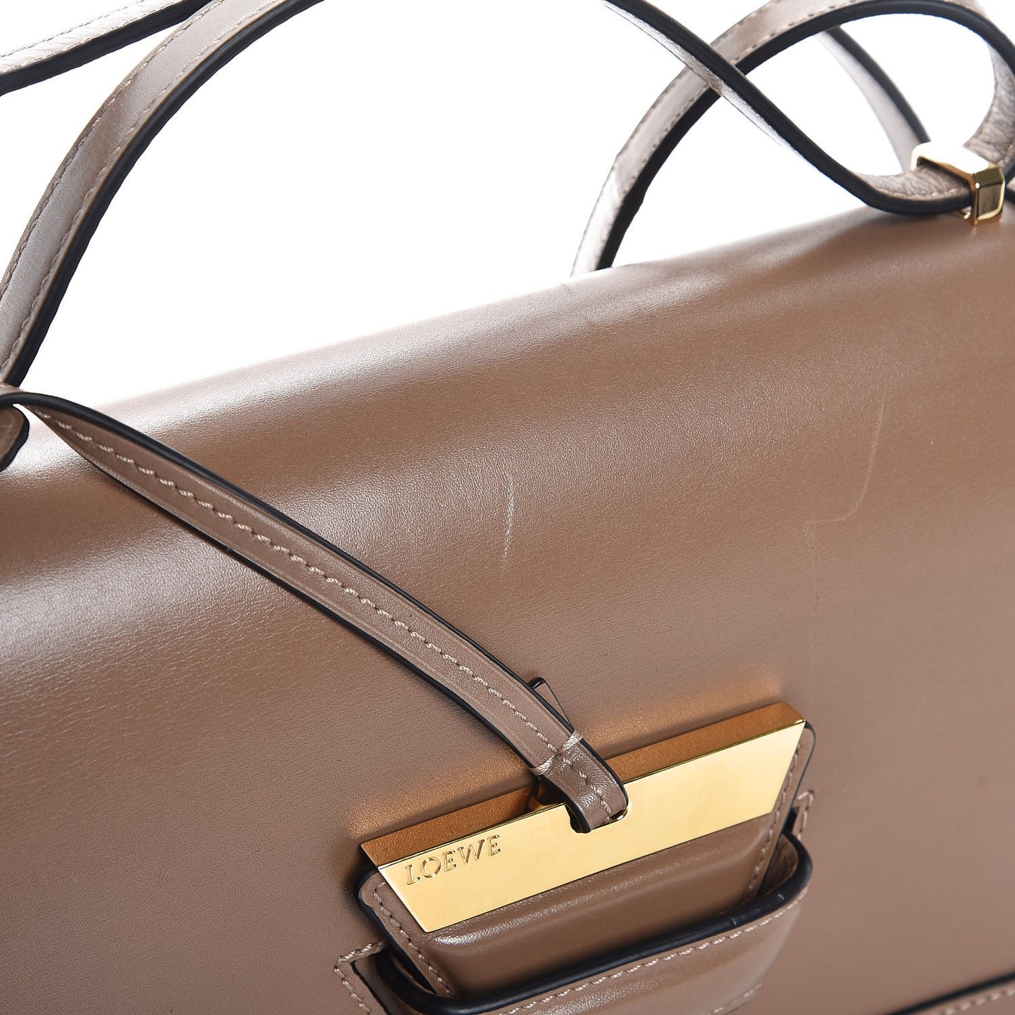 Calfskin Medium Barcelona Shoulder Bag Mink